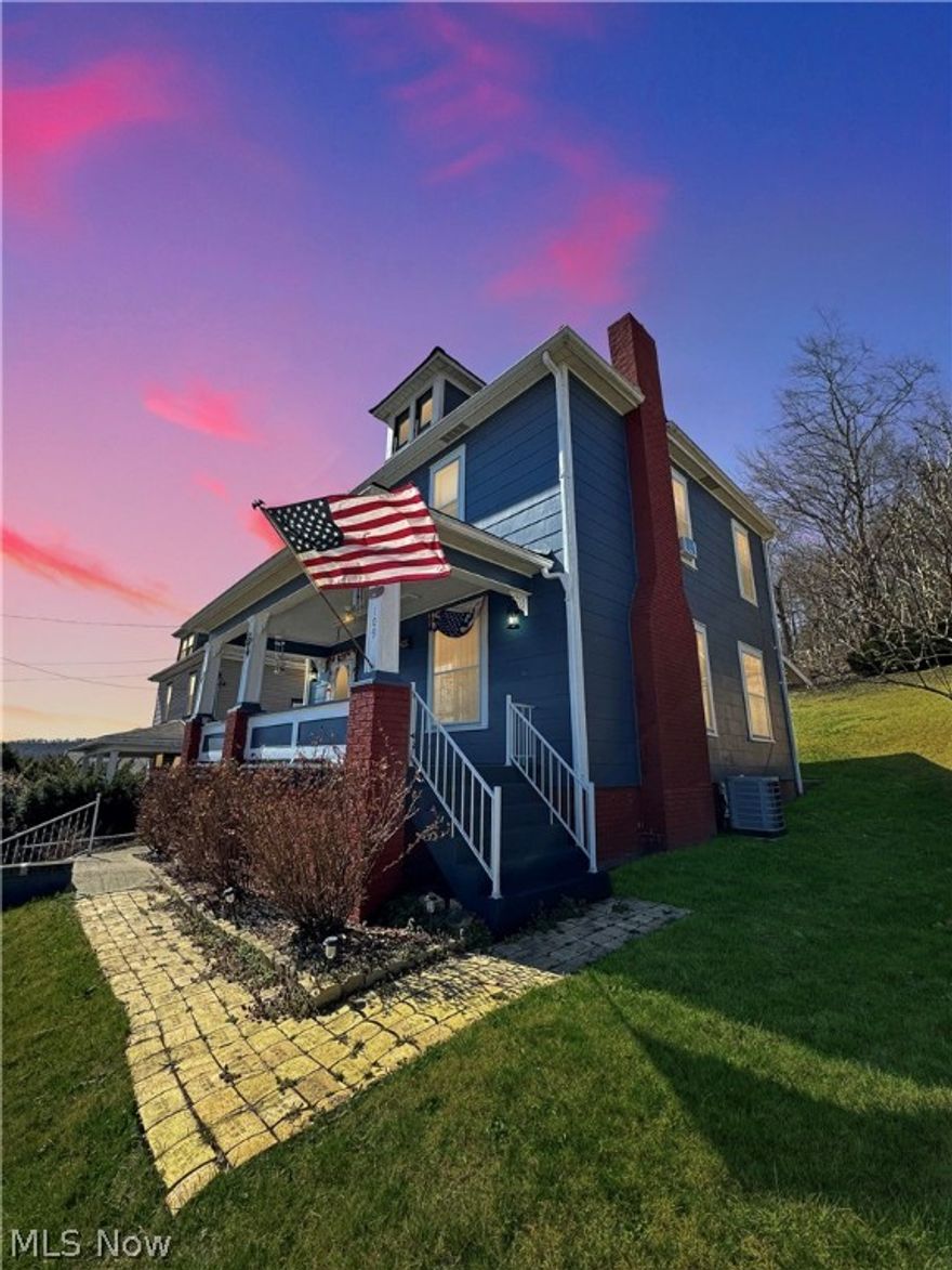 Welcome to this enchanting 3-bedroom colonial home, nestled on a picturesque hill offering breathtaking distant river views. This beautifully maintained property combines classic charm, making it the perfect home for those seeking both serenity and convenience. This home offers a nice spacious front and back porch along with a back yard for various activities. With all that this home has to offer it has a full basement offering endless possibilities for a home gym, workshop, or additional storage. Don't miss the opportunity to own this lovely home with its unique combination of character, comfort, and captivating views. Schedule a tour today and experience the beauty and tranquility this property has to offer!