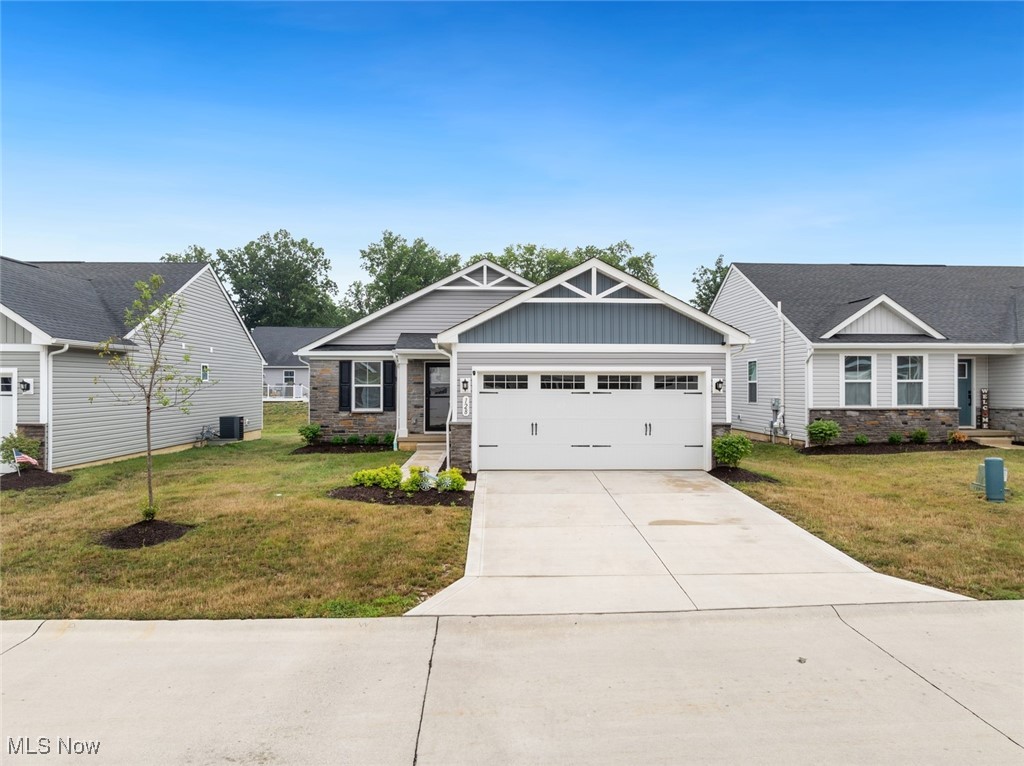 Welcome home to this two bedroom/two bath ranch style home in the popular Eagle Ridge Development within the Amherst School District. The updated and spacious floor-plan boasts light colored flooring, neutral paint tones and an open concept great room. This ideal open floor plan includes a split bedroom layout offering the ultimate in privacy. The lower level is fully excavated and ready to finish to your specifications. Be sure to add this to your next home tour!