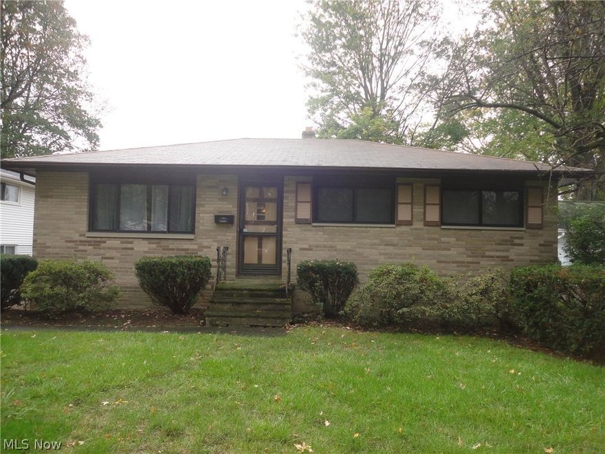Solid Brick Ranch on a quiet street * Large 2 car garage * New AC (2016) * Newer Furnace (2007) * Screen in porch off Dinette area * Partially finished Rec. Room in the Basement * 1/2 Bath in the Basement * Home has good bones, just needs work and updating *