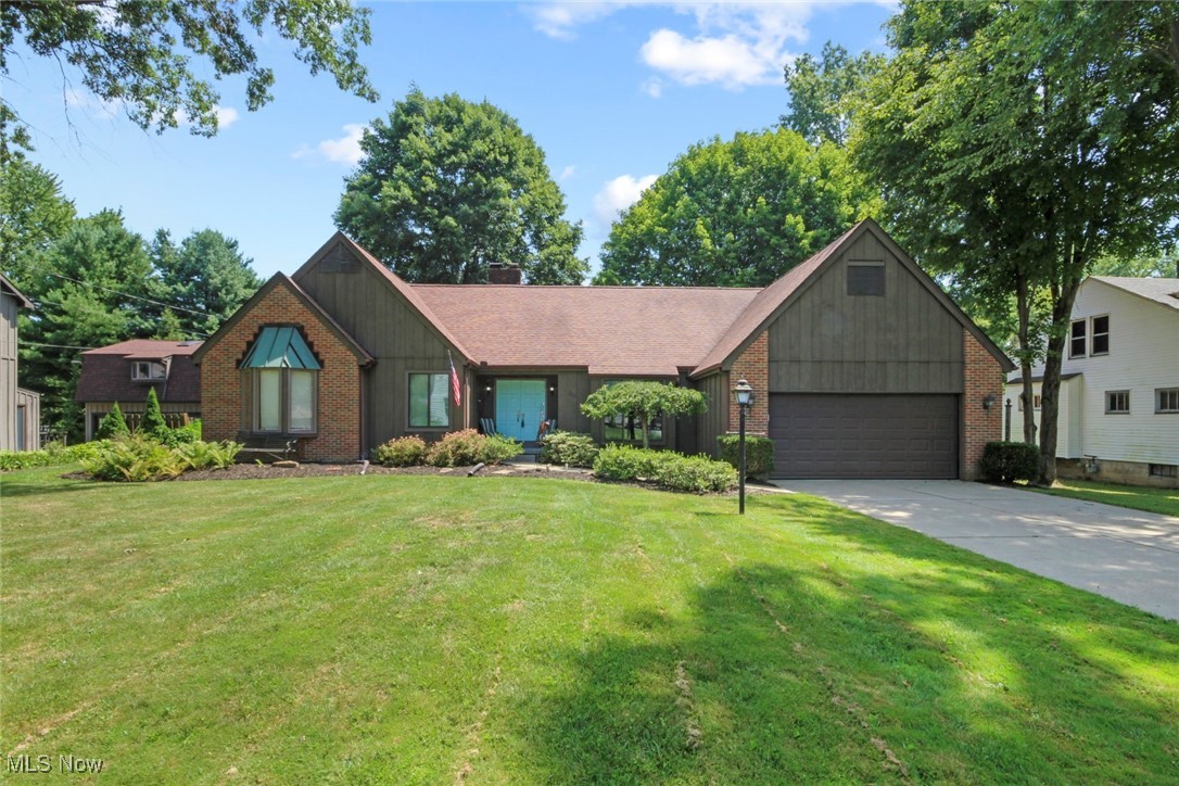 Come see this 3 bedroom, 3 full bath, 2 car garage Ranch home today! Sits on 2 parcels a few houses away from Mahoning River access. Walk through the entrance to 3 spacious bedrooms and 2 full baths, one of which is in the primary bedroom. To the right of the entry, walk in to an open kitchen with concrete finished counter tops, eating area, island and a huge sitting area for entertaining. Off of the sitting area is an enclosed, 4 season screened patio with wooden ceiling. Next area boasts a great room with a grand, brick gas fireplace leading to outdoor tiered deck. Visit this beautiful fenced-in back yard oasis featuring outdoor swing, benches, paver pathways, fish pond and shed for your outdoor enjoyment. Basement features a bar and plenty of storage plus a 3rd full bath. Home comes with whole house generator.