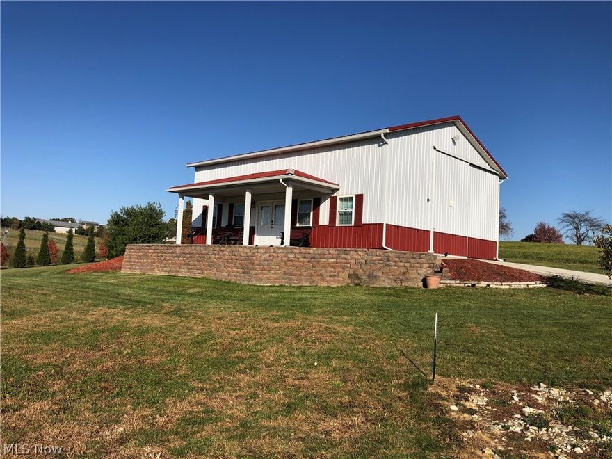 What a great location just outside Sugarcreek on a quiet country road, yet within minutes of town. The Wonderful views of the valley and Great sunsets can make this property appealing for an Air B&B spot or your home. the 1.245 acres has a 32x40 Building that is well insulated, is wired, has a High Efficiency  Propane furnace, tall doors for camper access. The building is partially finished inside. Plumbed for a Bath, wired for AC and Dryer. The drive has been installed and a water well drilled. There is a Firepit for you to enjoy the quiet evenings. This could be a BnB with some more finishing touches.