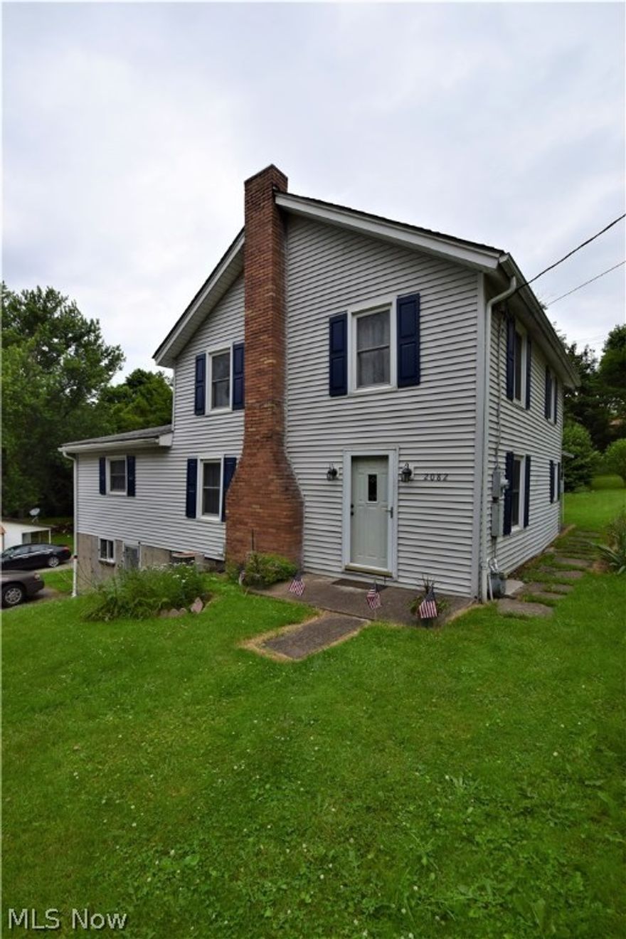 Charming 4 or 5 bedroom 2 bath home with a detached 2 car garage. The first floor has a large living room with a fireplace. A large dining room with a glass siding door leading out to a rear covered patio that measures 20'x12'. The kitchen has plenty of cabinet space and the appliances are included! One bedrooms is also on the first floor and a bathroom with a possible second bedroom. The upstairs has three bedrooms and LARGE bathroom. The basement has a section that measures 25'x15' that has a man door leading to the driveway. This section of the basement is where the laundry is located and could be finished for additional living space. The detached 2 car garage measures 24'x24' has an automatic door opener and a 60-amp box. Updates: shingles in 2012, gas hot water tank in 2012, windows, siding and exterior doors in 2006, 200-amp electric service in 2006, and a gas furnace in 2007.