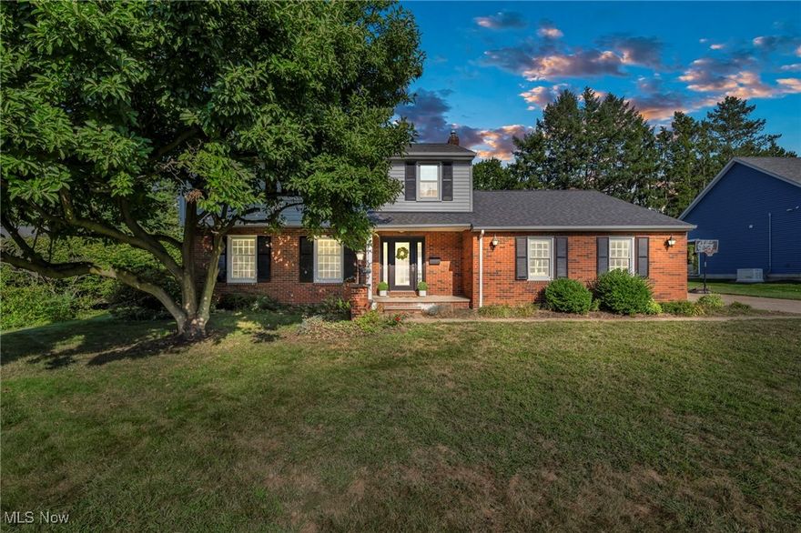 Welcome to this charming 4-bed, 2.5-bath colonial in the sought-after Mentor school district! This home boasts a generous formal living room, a cozy family room with a wood-burning fireplace, and a formal dining room with elegant hardwood floors. The eat-in kitchen features an island perfect for family meals, and the spacious 4-season sunroom with new windows and sliding door (2021) offers a great space to relax and enjoy the view.

Step outside to the stamped patio (2023) and take a dip in the HEATED above-ground pool (2022), or let the kids enjoy the playground, all enclosed within a fenced in yard (2021) for added safety and privacy. The finished basement includes a bar, ideal for entertaining guests.

All four bedrooms showcase beautiful hardwood floors, and both the powder room on the main level and the full bathroom on the second floor have been tastefully remodeled (2018 and 2022). Additional updates include a newer roof (2018) for peace of mind.

Conveniently located near shopping, dining, public library, parks, and highway access, and just a 30-minute drive to Downtown Cleveland, this home is perfect for modern living. Schedule your private showing today and experience all this lovely property has to offer!