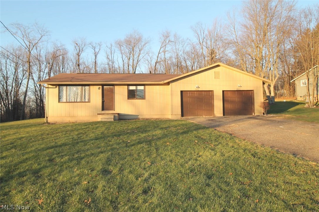 Fantastic Investment Opportunity or a perfect home for a large or conjoining family. Great Ranch duplex located in Lake Twp on almost an acre lot. Each unit has two large bedrooms, a large eat in kitchen with plenty of cabinets and counter space; and the living room area is open from the kitchen. There is also a full basement on each side 1 is partially finished for your enjoyment. Roof is 7 years young, and the entire home has had insulation blown in, and a newer hot water tank installed. The well system is only 2 years old and Unit #1 has newer carpeting less than a year old. There are also washer/dryer hookups for your convenience. You will also find a 10x16 storage barn for extra storage if needed. Exterior of the home was painted about 7-8 years ago. Large backyard has a ton of room for all your activities, along with a firepit. Unit 2 has a month to month tenant at $700/mo.