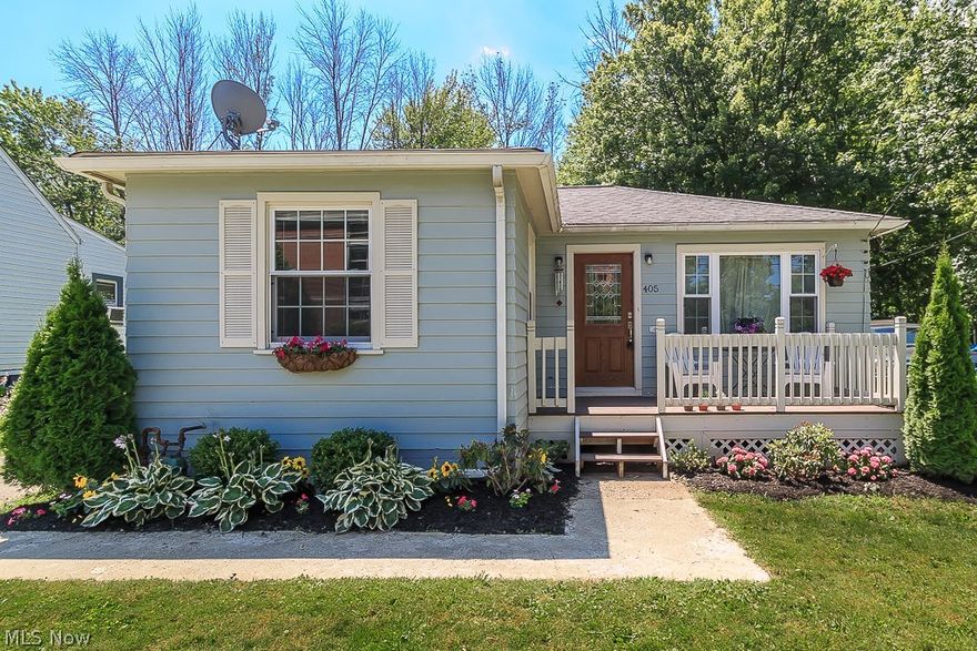 Beautifully remodeled ranch with desirable open floor plan!  Stunning hardwood flooring and finises.  Both full bathrooms have been updated and show like a dream!  Full basement features updated rec room and abundant storage space.  Private back yard is a perfect place to relax.  Newer roof, furnace and hot water tank! Drywall in downstairs bathroom will be repaired this week! Perfect place to call home!!