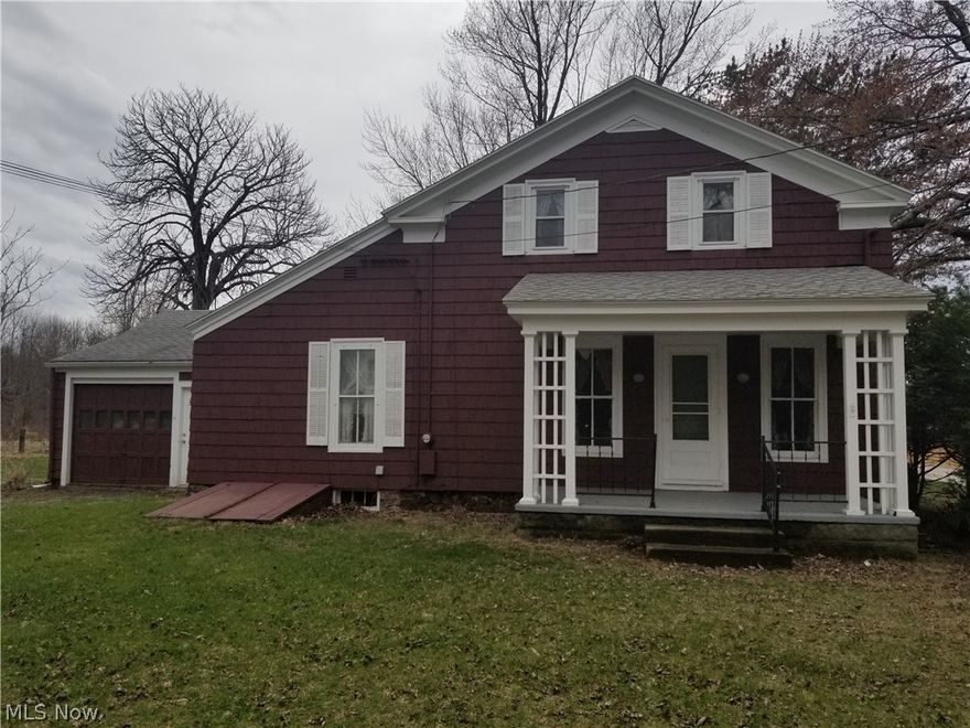 Beautiful 3 story bank barn on 20+ acres. Barn is accessible from from ground at 2 levels. Freight lift located in barn. Furnace and well are located in the barn. Live stock permitted on property. Home can be heated by gas fireplace, gas forced furnace or wood burning stove. Landry hookup is located in the basement  or main level garage. Gas well is located on the property. It is not currently tapped, may not produce anymore. All mineral rights transfer.