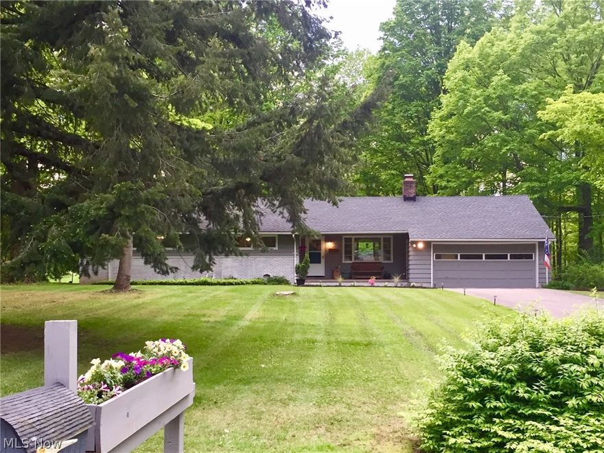 Fantastic updated ranch in a sought after Lake Community. 3 Bedrooms, 1.5 Baths, a spacious Living Room with a wood burning fireplace that opens to a beautiful kitchen with new ceramic floors & also leads to a Sun Room & the attached 2 car garage. A full basement has a large open area to finish for a great recreation room with the laundry and workshop in a separate area. Many improvements were needed throughout when these sellers purchased 2 years ago & the house was in foreclosure. The sellers updated the electric to 220 & new fuse boxes; added air conditioning; installed a new furnace & a 55 gallon gas, hot water heater. The floors in the Kitchen, Foyer & hallway were also replaced 2 years ago, they have painted almost every square inch, and did extensive excavating on the South side of the home to improve the grading. The fenced backyard is a kid's paradise with lots of flat open area to play & there is a creek in the back to explore! Over 1 acre lot is also perfect for an addition