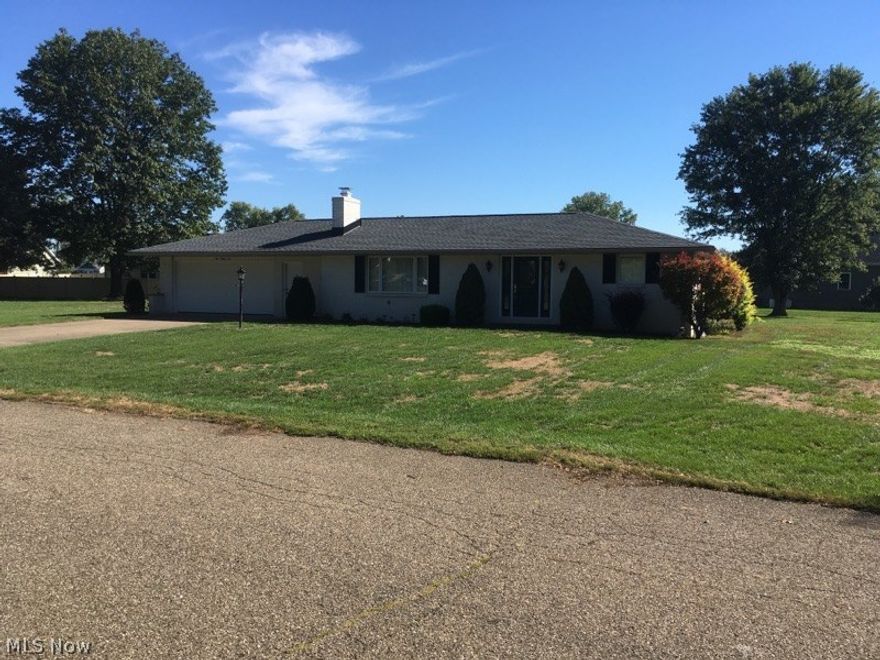 Great 2 bedroom brick ranch. Roof only a few months. Extra insulation added within the last year. First floor laundry. Over sized attached garage. Hostetler Built Home. Wood burning fireplace. City utilities plus private well. Neat and clean home in move-in condition. Quality home. Make an offer.