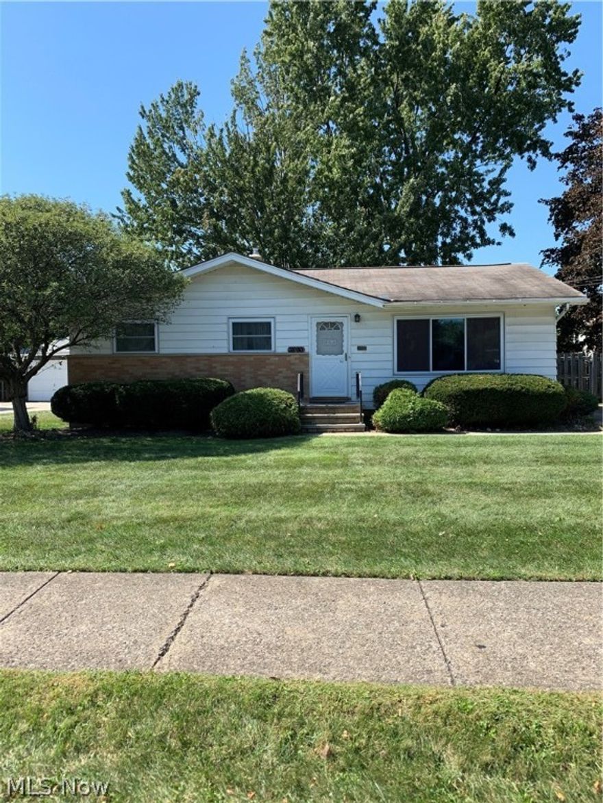 Welcome to your new home! 3 bedroom 1 full bath Ranch in desirable Fairview Park is ready for a new owner to call it home. Enter through the front door into the spacious living room that features original hardwood floors that continue into the dining room. To the left of the dining room is the eat in kitchen that features tons of storage and counter space. The original hardwood flooring continues down the hallway and into the 3 bedrooms. The basement has tons of potential and just needs a little TLC. A shadow box fence goes around the entire backyard so privacy isn't an issue here. Storage shed placed in the SW corner of the yard. Updates include: Furnace in 2010, Hot Water Tank in July of 2019. This home needs a bit of TLC but has a ton of potential! Please do not go onto the property without your real estate agent with you. Thank you!