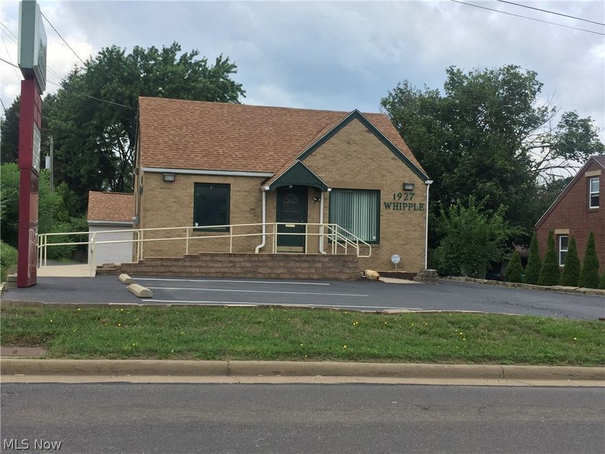 Office building was a former medical featuring reception, waiting room, 3 offices/treatment rooms, ada restroom. 1 large office upstairs. Shop area with overhead door behind main building. Many possible uses for this B-3 zoned property in Jackson Township. Move-in condition!