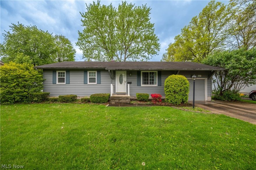 Welcome home to effortless living in this beautifully maintained 3-bedroom, 1.5-bath ranch nestled in the highly sought-after Austintown Local School District. From the moment you arrive, you’ll appreciate the care and thoughtful updates that make this home truly move-in ready.  Step inside to discover a bright, inviting layout designed for both comfort and functionality. The stylishly updated kitchen (2020) serves as the heart of the home, featuring granite countertops, modern cabinetry, and sleek vinyl plank flooring—perfect for everyday living or hosting family and friends. That same durable, contemporary flooring flows seamlessly through the main living spaces, creating a cohesive and polished look.  Peace of mind comes easy with major mechanical updates already completed, including a new central air system (2024), hot water tank (2025), and a professionally waterproofed basement (2024) with sump pump. The partially finished lower level offers flexible space for a rec room, home office, or gym—whatever fits your lifestyle.  Outside, enjoy your morning coffee or unwind in the evening on the covered back patio, overlooking a manageable yard complete with a storage shed for added convenience. The attached 1.5-car garage adds everyday practicality.  Blending comfort, updates, and a prime location, this home is a standout opportunity for anyone seeking quality, convenience, and value in Austintown.