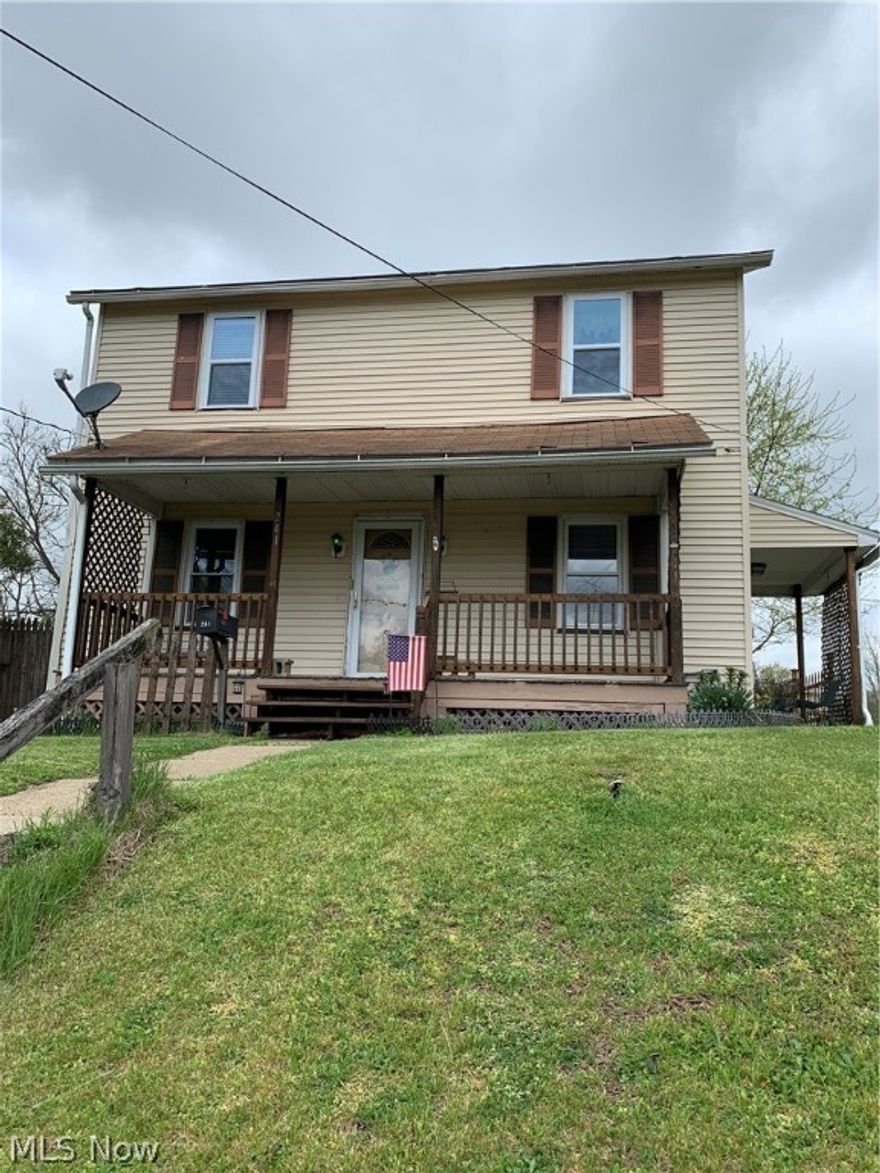 Welcome to 241 Ridge St.  This is a Well Kept, Well Maintained 2 Story Home.  The nice size room off the Updated Kitchen can be used as a Larger Dining Room or a Family Room.  There is a Formal Dining Room as well.  Upstairs is a Large Master Bedroom and a second bedroom, along with a full bath.  Most Windows have been Replaced. Gas Luxaire furnace, electric water heater and 100 amp electric service.  With warmer weather approaching you can Relax on the Back Porch or Side Porch under Roof.  This is a Move in Ready Home!