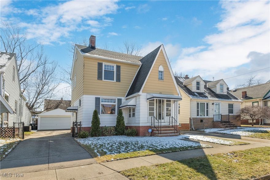 There are houses for sale, and then there are homes for sale....and this is definitely the latter. Not just a structure and a plot of land, 5501 Delora in Cleveland is a cherished property full of love and memories meticulously cared for by sellers who lived and grew up within these walls. Every inch has been cleaned and prepared for the next owners, and the features of the home will amaze you. From the spacious kitchen with plenty of counter space and abundant oak cabinetry, to the dining room with gorgeous woodwork and built-in cabinets, to the family room with a decorative re-faced fireplace featuring brick molds created by the owner himself, you'll quickly realize this home rises above the rest. Be sure to pop in the three-season room off the front door! The perfect place to start, or wind down a spring day.  Journey upstairs and find a full bath and 3 bedrooms. Bedroom one features stately wood-paneled walls with access to the walk-up attic for plenty of storage. This room could make a great office! Bedroom two features a cool custom-built sliding closet door, and the final bedroom has an alcove perfect for a dresser, or to be used itself as a walk-in closet. The basement is partially finished and features a transferrable waterproofing warranty from Ohio State Waterproofing. The furnace, AC, and hot water tank were all replaced in 2023, and a new washer was added in 2024! There is also a commode and vanity for convenience on the unfinished half! Other features to the home include glass block windows, vinyl replacement windows throughout, a newer Aprilaire, and an ADT system! Head outside to a fully-fenced yard including a gate across the driveway. The spacious two-car garage is clean and in great shape, with a roof that was replaced just four years ago. The roof on the main house is just 15 years old! Minutes from shopping, highways, hospitals and the airport, this ideal home in Cleveland's up-and-coming neighborhood of Old Brooklyn will not last long!