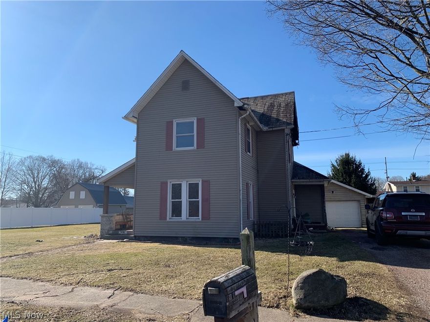 Sells AS IS. Fire damage. Possible profit potential on the South Side. 3-4 bedrooms, 2 bath house. large lot, 1 car garage with carport. Agent owned.