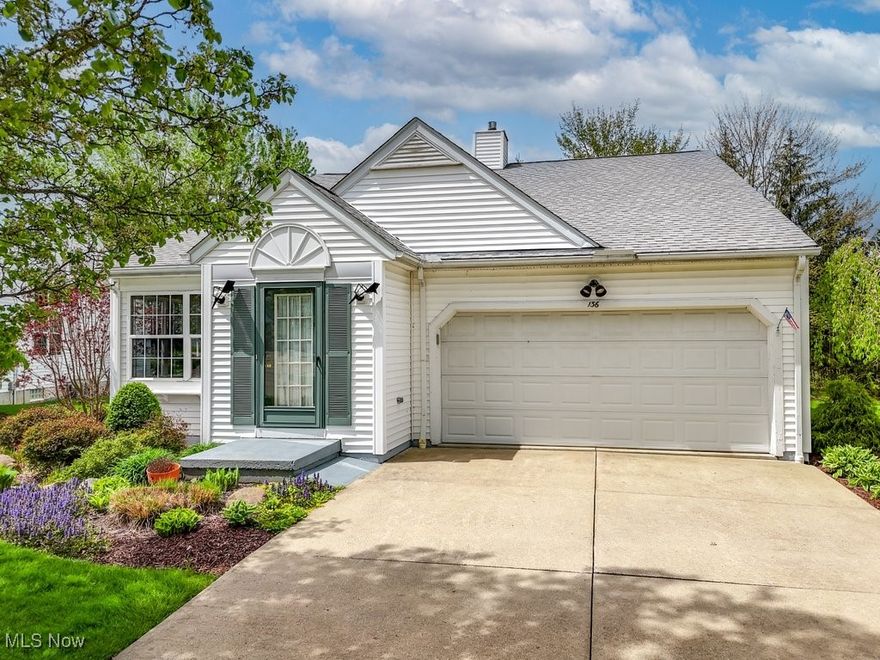 Do not miss this bright and open 2-bedroom (+1 in lower level) 3-bath home with soaring ceilings and numerous recent updates—HWT '24, new roof '23, and furnace & AC '23—all nestled in Aurora's desirable Kensington Court! Step into a massive great room with a dramatic vaulted ceiling and stylish wood-look LVT flooring that flows seamlessly through the main living spaces. The generously sized dining area opens to an eat-in kitchen featuring wood cabinetry, laminate counters, recessed lighting, a large half-moon window, and high ceilings. Adjacent to the kitchen is a cozy living room with a gas fireplace and access to a wood deck—perfect for entertaining or relaxing.  The main level primary suite offers a pitched ceiling, large walk-in closet, and en suite bath with double sinks, updated tile flooring, a walk-in shower, and a skylight providing excellent natural light. The second bedroom features high ceilings and ample closet space, and is served by a full hallway bath with tub/shower combo. The lower level adds exceptional flexibility with a spacious rec room complete with built-in bar and sink, plus an additional room with three windows and an adjacent full bath—ideal for guests, a home office, or multi-generational living. Additional highlights include a main-level laundry room with new tile, laundry sink, and included washer/dryer, a 2-car attached garage, ample guest parking, and access to the community clubhouse, pool, and pickleball court. Conveniently located near top-tier shopping, dining, and highway access.