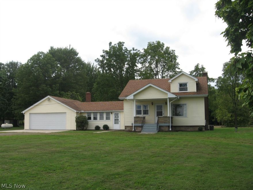 Immediate Possession on this 3 bedroom 2 bath cape cod on 2.2 acres.  Tilt-in windows, furnace and air 6 years, water heater 6 years, roof 6 years, new built-in oven, first-floor laundry, family room with fireplace insert, all appliances stay, covered patio, home warranty.