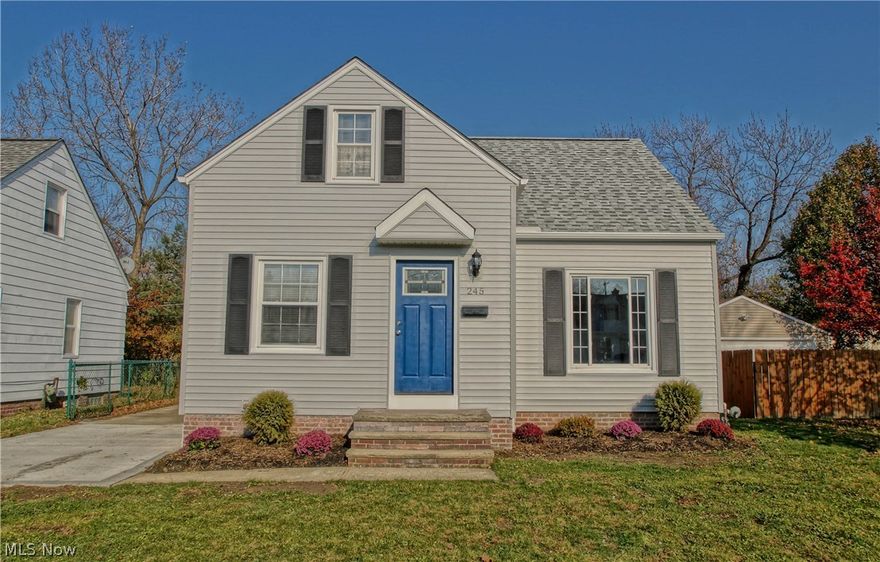 Completely remodeled inside and out! This home features: new roof, siding, partial driveway, full finished basement (front and half back wall waterproofed). Updates also include new windows, flooring, carpet, A/C, H20 tank and neutral paint throughout. Remodeled kitchen with granite countertops, island, recessed and pendant lighting, stainless steel appliances stay! Master bedroom has new carpet, 2 walk in closets and built in drawers. Both bathrooms have been remodeled and electrical panel updated. Entertain in the fully fenced backyard with 2.5 car garage! Schedule your private showing today!