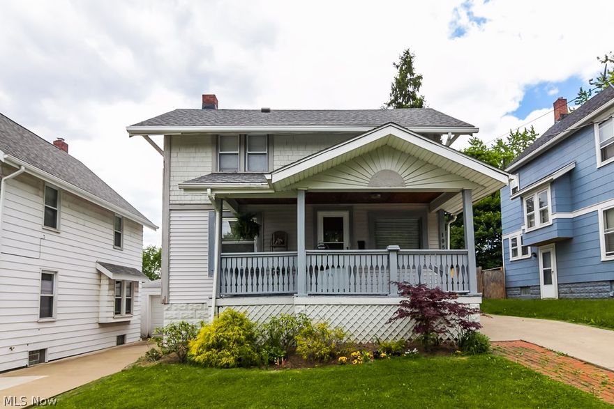 Relax on the big front porch of this large 3 bedroom colonial.  There is a full addition on the home to make an extra family room with access to the backyard that is perfect for entertaining. The kitchen features stainless steel appliances and a french door refrigerator. Upstairs, there are 3 bedrooms with an updated bathroom that has ceramic tile and newer fixtures. The master bedroom, with its wonderful woodwork, has a cathedral ceiling and a large skylight. Great location, near schools, parks, shopping, bus line and highways. Call today to setup a private showing!