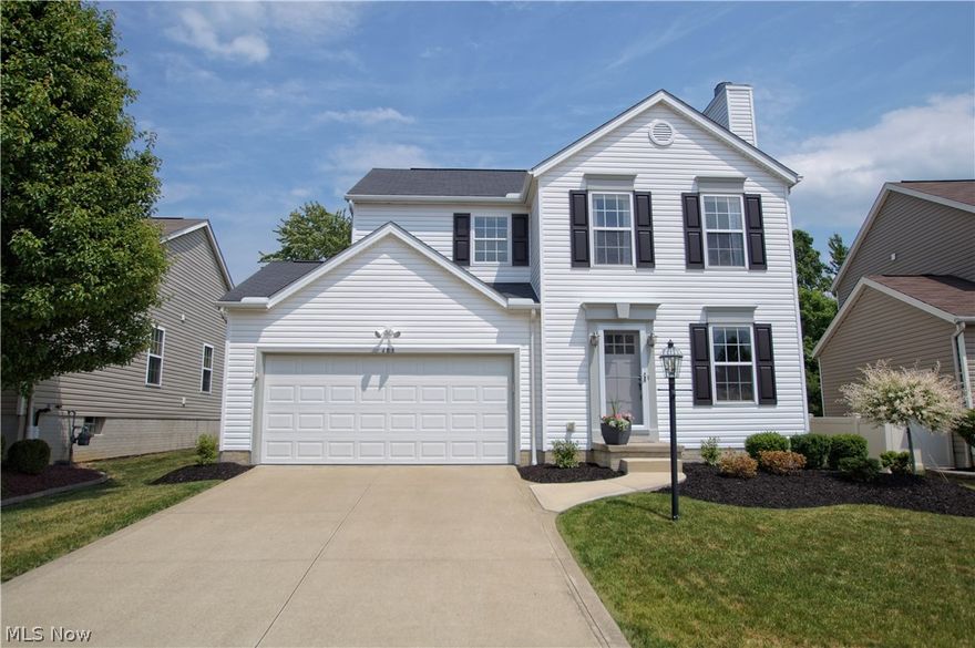 Welcome to this stylish and totally remodeled inside and out home! This home features 3 bedrooms, 2.5 baths, 2 car attached garage, open floor plan with gourmet kitchen that includes a large center island and first floor laundry room. In recent years sellers have spent over $50,000 in renovations making it the condition it is today. The following big project have been complete in recent years: all new stainless steel appliances in 2013, water heater, heating and cooling replaced in 2015, complete house remodel  was done in 2105 which included full kitchen remodel with soft close drawers and cabinet doors, granite counter tops, backsplash, stainless steel farmers sink, kitchen faucet, new laundry room cabinets, 12 x 24 ceramic tiles in 2 upstairs bathrooms and laundry room, new engineered wood floors in the 1st level, all bathrooms have been remodeled with new cabinets with granite,new mirrors,sinks , faucets, and toilets. New brush nickel hinges and door handles on all doors in the hou