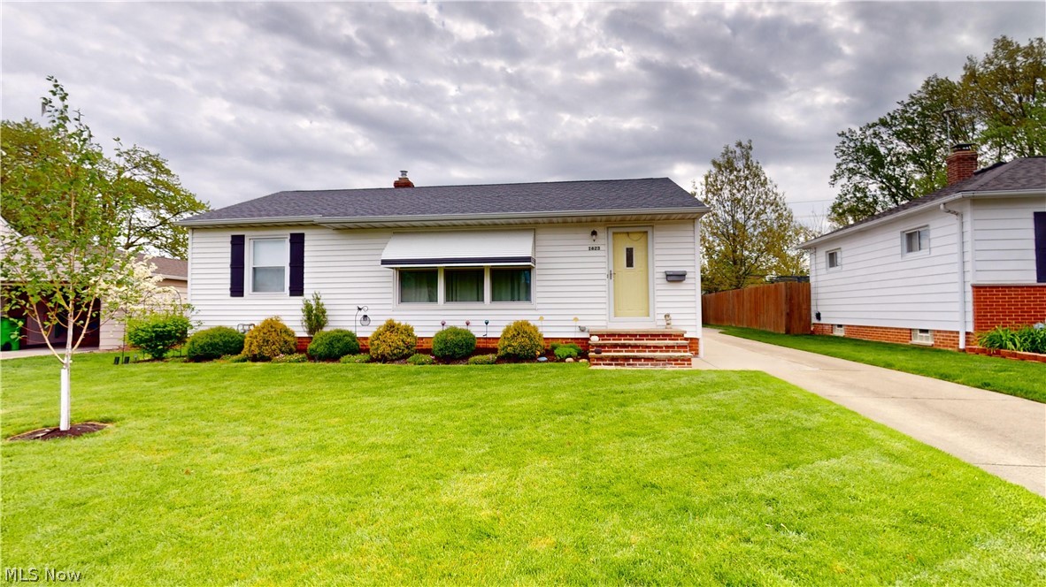 Check out this immaculate ranch in Wickliffe! As soon as you pull in the driveway, you'll be blown away by how well this home has been taken care of. The main floor features 3 bedrooms, a full bathroom, dining room, and a freshly updated kitchen. Beautiful hardwood flooring throughout and two bedrooms with new carpeting. But wait, it gets even better! The lower level boasts an amazing rec room with nature stone floors, a workout space, laundry area, and plenty of storage space. And the real showstopper? Step through the kitchen and into the new 3-season room with nature stone flooring, where you can enjoy stunning views of the impeccable private backyard. This home has been updated with a remodeled kitchen, refinished floors, new carpeting, windows and awnings on the front, lighting, concrete patio, and a garage opener. It's also POS compliant and ready for the new owner to move right in!