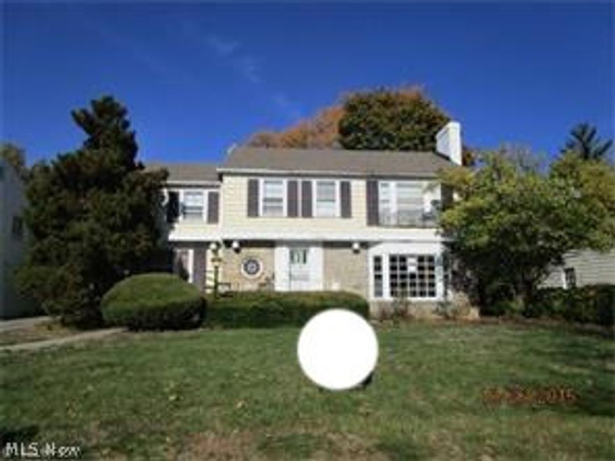 *Please see the attached City of Shaker Heights Point of Sale Report* The buyer must assume all POS violations with cash in escrow prior to title transfer. Graciously Built Custom Colonial With Open Foyer, Sunken Living Rm and Dining Rm. The property also features a Office/Den, Wonderful Bedrms, Fabulous Storage, Outstanding Enclosed Three Season Veranda And Super Rec Rm With Wet Bar and Fireplace. Must See. Great Value! This property is owned by The Secretary of Veterans Affairs and Sold As-Is and Where-Is with No Disclosures, Expressed or Implied.Prior to seller receipt and approval of the full title package from foreclosure, Seller to provide Non-Warranty Deed only. The property was built prior to 1978 and lead based paint may potentially exist. ALL OFFERS MUST BE ON VA CONTRACT (ATTACHED TO MLS)