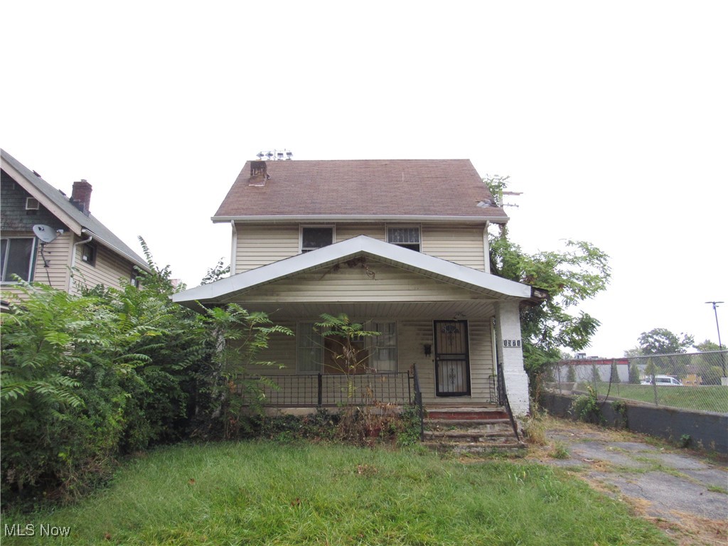 Great opportunity! This home has a ton of space. The third floor is finished with a 4 th bedroom. There are 3 bedrooms and 1 bath with a full basement. It is close to everything.