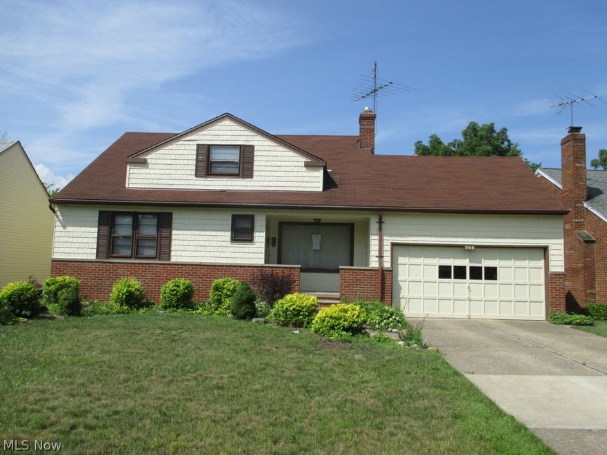 Charming Cape Cod with loads of space!  Beautiful hardwood floors throughout!  Living Room with fireplace, dining room and spacious eat-in-kitchen with dishwasher. Four bedrooms with two bedrooms on first floor and two bedrooms on second level, partially finished basement with full bathroom, washer and dryer included.  Nice backyard with patio!  Other amenities include central air and 2 car attached garage.   Move-in condition!