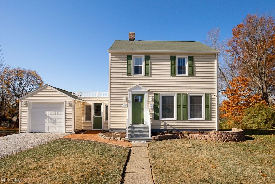 Welcome home! Charming colonial with 3 beds, 1 full bath where comfort and style blends! Located on a spacious lot, this home has it ALL! Well maintained, manicured landscaping, 1-car attached garage, newer roof, new HVAC system, new furnace, new plumbing and new electrical panel. Vinyl plank floors throughout the first level and basement and countless upgrades. Step inside and fall in love! The first floor holds a nice family room with built-in shelves! It has plenty of room for sectional seating & the open space allows effortless flow to the adjacent kitchen that offers stainless steel appliances, electric range, new cabinets, laminate countertops & a chic subway tile backsplash. Directly off the kitchen, you will walk down to a fully finished spacious basement. Use this as your office, game room, play room, man cave or whatever best suits your needs! There is also a mudroom on this level off of the garage perfect for taking off shoes, hanging up coats and backpacks! On the second floor there is the primary suite which offers space and natural light as well as 2 additional bedrooms and the full bath.  Step outside and indulge in your very own spacious back yard featuring a fully fenced-in backyard, and a concrete patio perfect for those summer nights! Enjoy the outdoors year-round! Excellent location, near grocery stores, shops, dining & schools with easy access expressways. Schedule your private tour today! & fall in love!