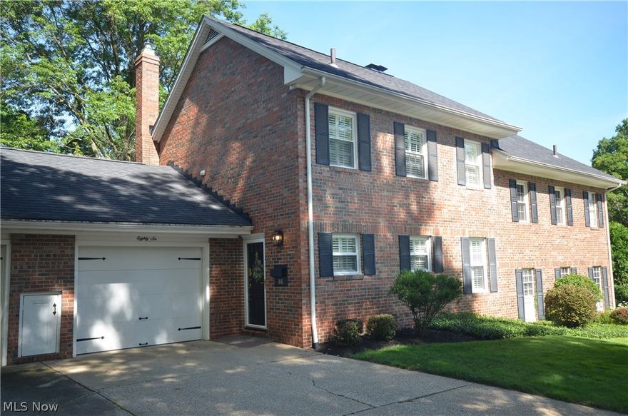 Mint condition condo with one of the best back yards in English Oaks! This all brick condo has had tons of updates and been impeccably maintained. 1 Car attached garage w electric, opener, shelving & utility door with high quality storm door leading to the back. The patio has additional landscape plus a vinyl privacy fence and a gas line for a natural gas grill- all wonderful upgrades that are hard to find. 1st floor living room includes crown molding, wood burning fireplace w brick hearth, mantel & built in shelving w cabinets plus an Anderson sliding glass door to access the patio. The living space is open to the dining room which flows to the updated kitchen w raised panel cabinets, glass display cabinets & updated tile floor. 1st floor ½ bath includes nicely updated tile floor, pedestal sink & chair rail.  A deep storage / coat closet completes the 1st floor. Upstairs are 2 nice sized bedrooms w hardwood floors, crown molding & closets w lights. Full bath w shower/tub, vanity w dra