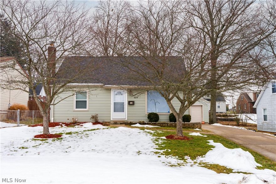 Charming updated bungalow. This beautifully updated home offers over 1,700 sq ft of living space. As you step inside, you’ll be welcomed by a bright, airy great room with a fresh color palette and a large picture window that floods the space with natural light. The eat-in kitchen boasts plenty of cabinets, a tile backsplash, a convenient pantry, a large dining area, and access to the back patio. Step outside to your backyard, perfect for entertaining! The extra-large patio offers an inviting space to gather, while the fire pit is great for gatherings. Two generously sized bedrooms with ample closet space are located on the main floor, along with an updated full bath featuring a vanity with storage and a tub-shower combo. Upstairs, a vast third bedroom features wood beam ceilings and ample built-in storage. The partially finished basement includes a rec room with a brick surround wood-burning fireplace, an office nook, and a laundry room with cabinets and a utility sink. Recent updates include basement waterproofing, a new sump pump, and a new roof. Schedule your private showing today.