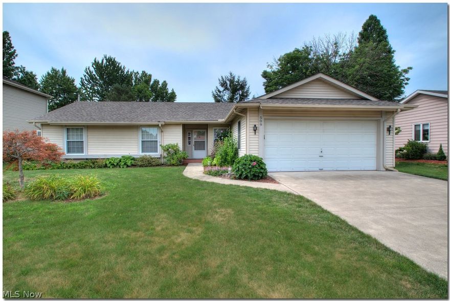 Don’t miss this opportunity!  This lovingly cared for one owner ranch located on a tucked away street in the Amherst School District is seeking a new owner.  It offers a living room, family room, kitchen, dinette, dining room, private master suite with two closets and own bath, another bathroom, and two additional bedrooms, all on one floor.  The open floor plan has some vaulted ceilings and provides for comfortable everyday living and ease of entertaining.  Double French doors lead to the family room addition with its gas fireplaces and windows on three sides. Just outside is a delightful patio positioned for privacy from the street.  With Pella windows throughout, all appliances staying (even including washer and dryer), newer roof, storage areas galore, and the comfort that a home warranty brings, the new owner can just move in and enjoy!