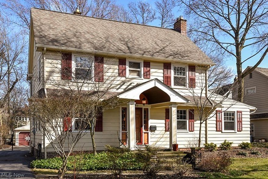 Must see architect-owned colonial with stunning detail throughout. Brand new kitchen with stainless appliances, stone counter-tops and subway tile back-splash. Open center hall with gracious extra wide staircase all the way to the finished third floor.  Deep fenced-in yard with sophisticated deck and patio space.  Recent updates include a new roof, new patio, blown-in insulation, new windows, rebuilt chimney, new kitchen, New sewer line, newer boiler, custom window blinds, and updated bathrooms.  A dynamic home with great flow. Located in the heart of Cleveland Hts, walking distance to Cedar/Lee, Taylor/Fairmount and Shaker Lakes. Close to local restaurants, arts and entertainment, University Circle, Cleveland Clinic, and University Hospitals. A tranquil oasis close to all that Greater Cleveland has to offer. Listed square footage does NOT include approx. 500 sq ft third floor suite. Schedule a showing today to see this amazing home!
