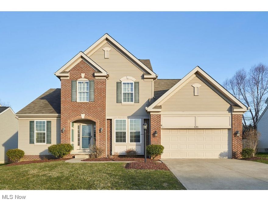 2008 Drees built home with first floor primary suite featuring vaulted ceilings, separate tub and shower and a large walk-in closet. Open floorplan with kitchen rolling into the living room with gas fireplace and eat-in kitchen space. Dining room, private office and laundry round out the first floor. One of the upstairs bedrooms features an oversized closet which could be used as an additional office or bonus room. 2 additional bedrooms up and a bathroom with double vanity. Fully fenced backyard features a composite deck, patio with firepit and shed. Basement plumbed for a bathroom.