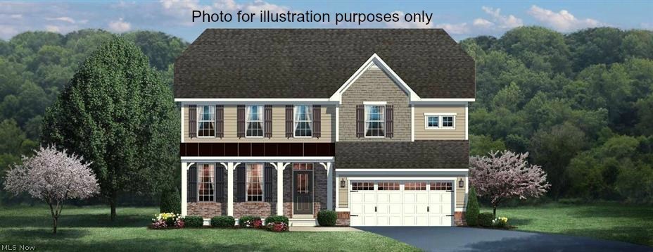 Ryan Homes Dunkirk B situated in Autumn Creek. For Comp Purposes Only.