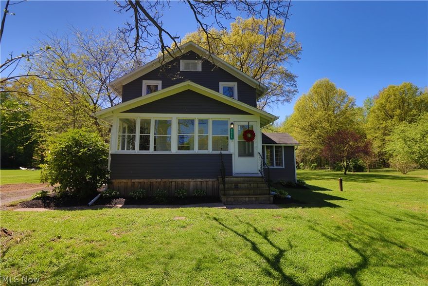 Welcome to 2926 Burns Road, Madison Ohio, where timeless elegance meets modern luxury. This enchanting Country Farmhouse has been lovingly remodeled with an unwavering commitment to impeccable craftsmanship and meticulous attention to detail. The result is a true masterpiece that exudes the charm of a bygone era while offering all the conveniences of new construction.

Step inside and be captivated by the exquisite finishes that adorn every corner of this home. From the gleaming hardwood floors to the butcher-block counters, new stainless steel appliances, magnificent cabinetry, no expense has been spared in creating a space that is both inviting and awe-inspiring. The new high-level finishes throughout showcase a harmonious blend of style and sophistication, elevating the overall ambiance to unparalleled heights. With new electrical, plumbing, windows and so much more, this home is virtually brand-new.

Nestled on 6 sprawling wooded acres, complete with walking and/or atv trails, this property is a nature lover's dream. Imagine waking up to the gentle rustling of leaves and the sweet serenade of birdsong, as you take in the picturesque views that surround you. The possibilities are endless, whether you envision creating your own private oasis, starting a hobby farm, or simply relishing in the tranquility that this idyllic setting offers.

Adding to the allure of this remarkable estate is a brand new garage, providing ample space for your vehicles and storage needs. With so many potential uses, this versatile property invites you to unleash your imagination and transform it into the sanctuary you've always dreamed of.

Don't miss the opportunity to own a piece of paradise at 2926 Burns Road. This enchanting Country Farmhouse is a true testament to the timeless beauty of craftsmanship, offering a lifestyle that is as refined as it is inviting. Seize the moment and make this extraordinary property your very own.