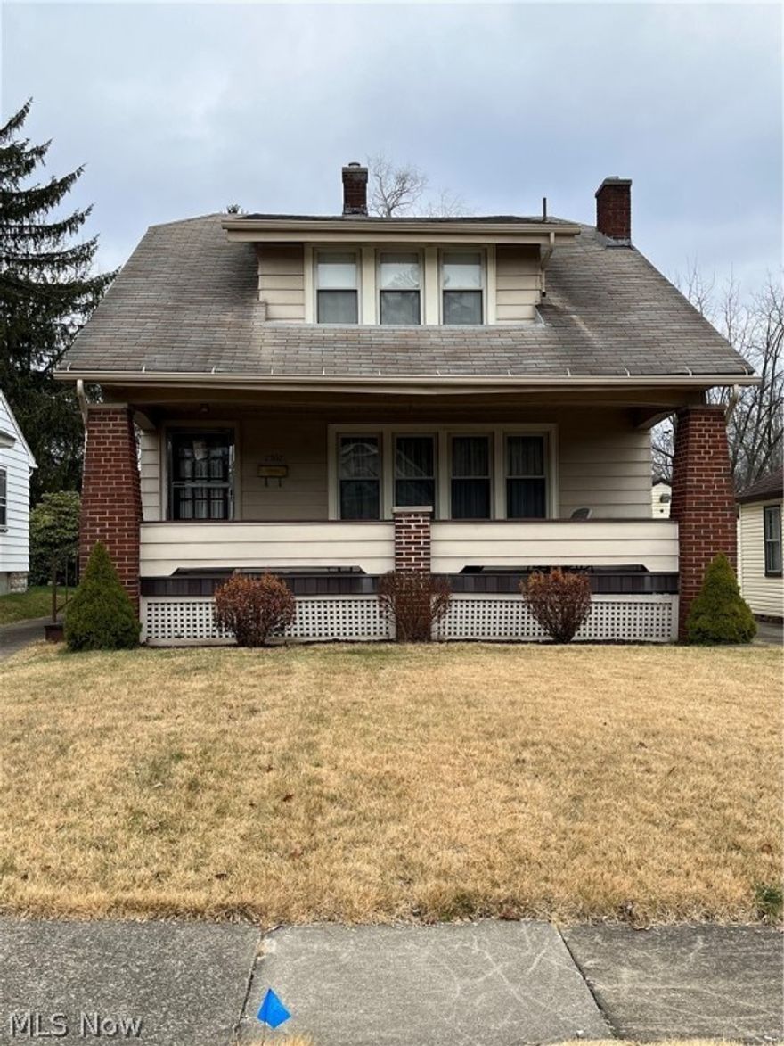 Nice cape cod home with front porch near schools and park.