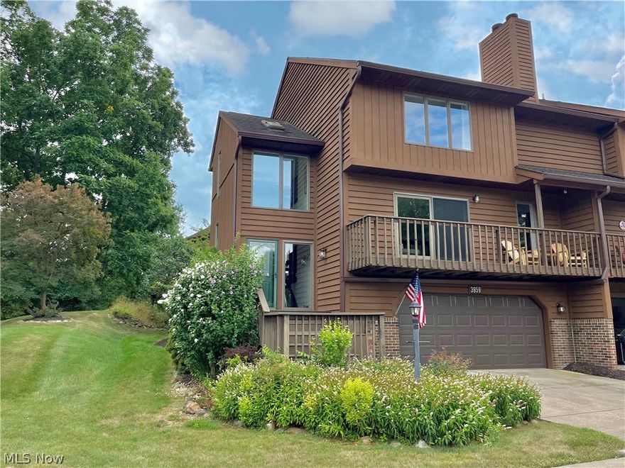 Welcome to your dream condo in the sought-after Woods at Lake Medina community! This beautifully maintained home combines modern comfort with elegant design, offering a perfect retreat just minutes from downtown Medina. Enjoy an open-concept living space ideal for entertaining, featuring luxury vinyl flooring and plush carpeting throughout. The kitchen is a culinary delight with its white shaker cabinets, granite countertops, and subway tiled backsplash, complemented by stainless steel appliances (new 2022). Relax in the cozy living room, complete with a gas brick fireplace and custom mantel, or step out onto the balcony for serene views of the park-like grounds. The upper level boasts two spacious bedrooms and an updated full bath with a new tub, tile, and double vanity. The master suite is a private oasis, featuring a large walk-in closet, a walk-in shower, and a double vanity. The finished basement offers versatile space for a recreation room or office, along with a convenient full bathroom and laundry room equipped with a newer washer and dryer for ample storage. The recent addition of a new furnace and A/C in 2023 ensures year-round comfort. Located just a stone's throw from Medina's charming Square, shopping, dining, and I-71 access, this condo perfectly balances tranquility and convenience. Don’t miss the opportunity to make this exceptional property your new home!