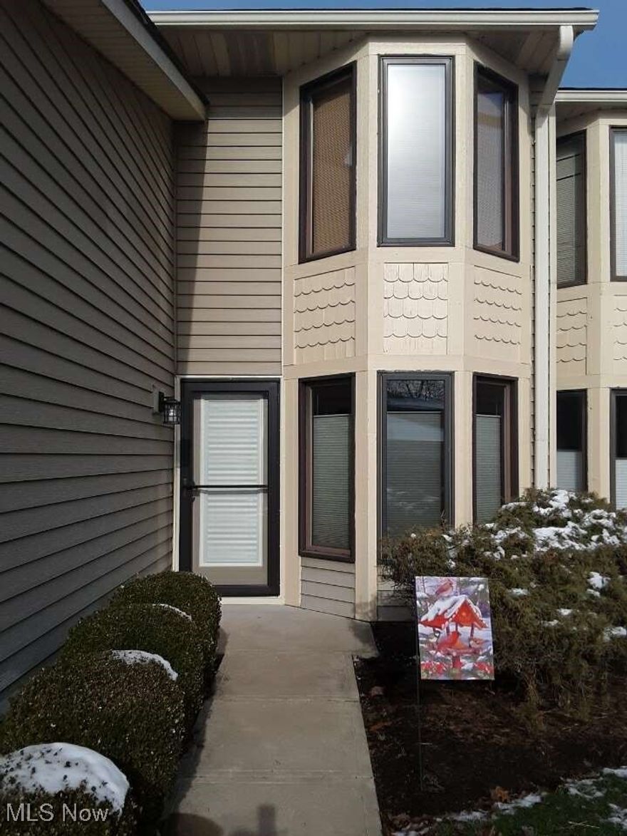 Welcome to affordable luxury in a prime location! This beautifully maintained 3 bedroom, 1 full and 2 half baths, move in ready townhouse is nestled in the heart of Middleburg Heights. Live close to everything including the Metroparks trails, Recreation Center, 
,convenient shopping at the redeveloped Southland Center, schools, numerous restaurants and top-notch city services. Quick access to I-71, I-480 and the turnpike makes commuting easy with the airport and downtown Cleveland just minutes away. 

This spacious home offers numerous updates including an HVAC system (2023), a new roof (2022), luxury vinyl flooring adding warmth and elegance (2022), and a brand-new front door with internal blinds (2025). The first-floor features Bay Windows offering a bright and inviting layout with a cozy eat-in kitchen and private seating area, a convenient first-floor laundry area and a half-bath with Corian countertop. There is significant storage space under the stairwell and in the attic above the attached garage. 

French Doors in the dining room lead outside to enjoy your morning coffee on a beautifully landscaped private patio.

Venture upstairs to a generously sized primary suite featuring double closets, Bay Windows and Corian countertops in the private on-suite bath. Two additional bedrooms also offer plenty of closet space with the option of using one of these rooms as an office. Attached garage plus an additional parking space adds to the home's convenience. 

This home combines modern comfort, low maintenance and access to a vibrant community. The HOA includes snow-removal, landscaping, lawncare, a picnic pavilion, gutter cleaning and covers the exterior of the building.  

* Seller providing a one-year home warranty covering major appliances and home systems for buyer's peace of mind.