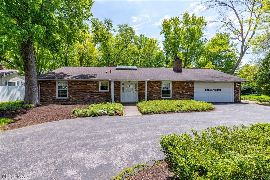 Opportunity awaits in this charming all brick ranch offering the ease and convenience of one floor living in a highly desirable location! Filled with potential and featuring a fantastic layout, this home is ready for your personal touch and vision. Step into the welcoming foyer illuminated by natural light from the skylight overhead. Just off the foyer, the spacious living room features a cozy fireplace, while the formal dining room flows into a large family room complete with a second fireplace and sliding glass doors leading to the outdoor patio space, creating an ideal setup for entertaining and everyday living. The generously sized kitchen offers plenty of space for cooking and gathering. A laundry room leads to a versatile bonus room that would make a great home office, hobby room, or flex space. On the opposite side of the home, you’ll find three bedrooms and two full bathrooms thoughtfully arranged for comfortable living. Situated on a beautiful half-acre lot, this home combines great bones, a functional floor plan, and an unbeatable location. Enjoy being within walking distance to Westlake High School and just minutes from Crocker Park, shopping, dining, and convenient access to I-90. A rare opportunity to create your dream home in the heart of Westlake!