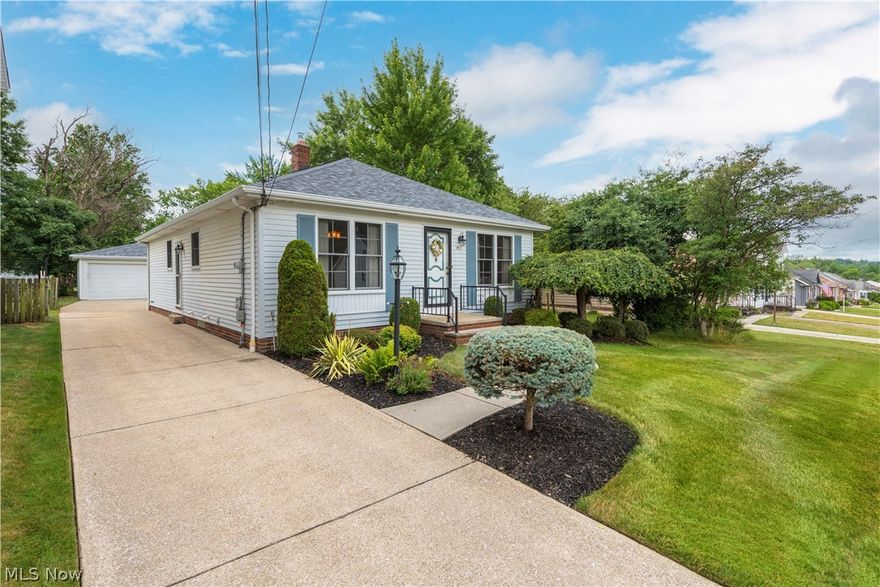 Immaculate, 37 year owner home now offered for sale on a great street in Seven Hills! Pride of ownership shows throughout this extremely well maintained 3 bed 1.5 bath bungalow.  The kitchen features newer stainless appliances and an eat in area. Large living room and formal dining room. 3 generously sized bedrooms on the first floor. Walk down to the lower level and find a huge bonus! Professionally finished basement with loads of storage and additional living space. Many big ticket items have been taken care of in recent years including  a brand new roof in May of 2024, All new Pella double hung windows in 2022, Basement waterproofing in 2015, new garage door opener in 2022, and more. 2 car detached garage and a very nicely landscaped yard.  Come see all this home has to offer and make 651 orchardview your new address!