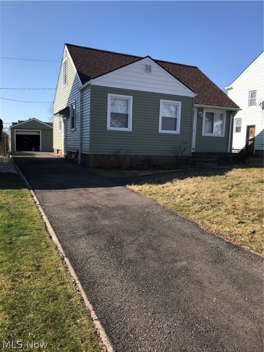 Beautiful, completely renovated 3 bedroom/2 full bathroom bungalow located in Warrensville Hts. Kitchen has been renovated with new appliances that will remain. Refinished hardwood floors throughout entire home. 1st floor bathroom boasts new ceramic tile surround, vanity and tub. Basement includes a full bathroom with shower, laundry and storage area with the ability to finish. Master bedroom is located on the second floor with a large walk-in closet. New HVAC, hot water tank, furnace and windows throughout. This home is priced to sell. Schedule your showing today!!