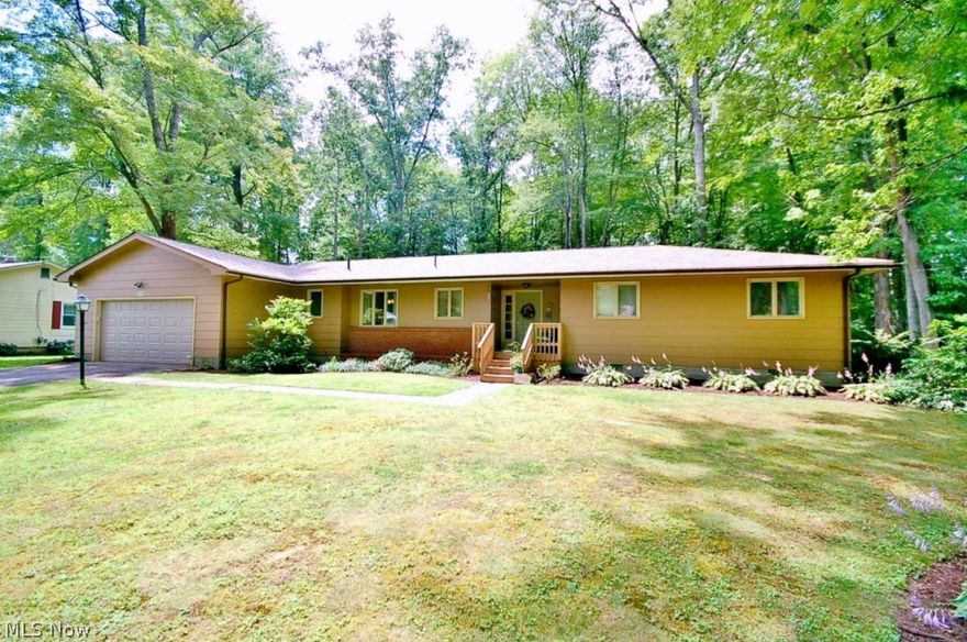 Serenity now! How does a nice quiet dead end street with access to the park sound? That's where this great 3 bedroom, 2.5 bath ranch is located. It has a newer roof, furnace and A/C, large living room and family room, formal dining room, first floor laundry and more! And, it's on a nice sized lot with a large deck overlooking a very private back yard. There's even a large storage shed too! Come and see for yourself.