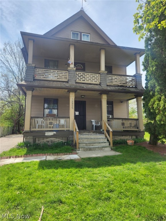 Excellent opportunity to own a unique fully occupied two family with ONE family occupying both units! The downstairs unit has 2 bedrooms, one bathroom with a formal dining room, and nice size living room. Currently, the downstairs unit is rented to for $670 per month, with the lease set to end on May 31, 2025. The upstairs unit has 3 bedrooms with the tenant rented for $770 per month. This property has 2 porches and has vinyl siding. The owner pays for water & sewer. The seller is selling this property "as-is" and will not make any repairs. CASH OFFERS ONLY!