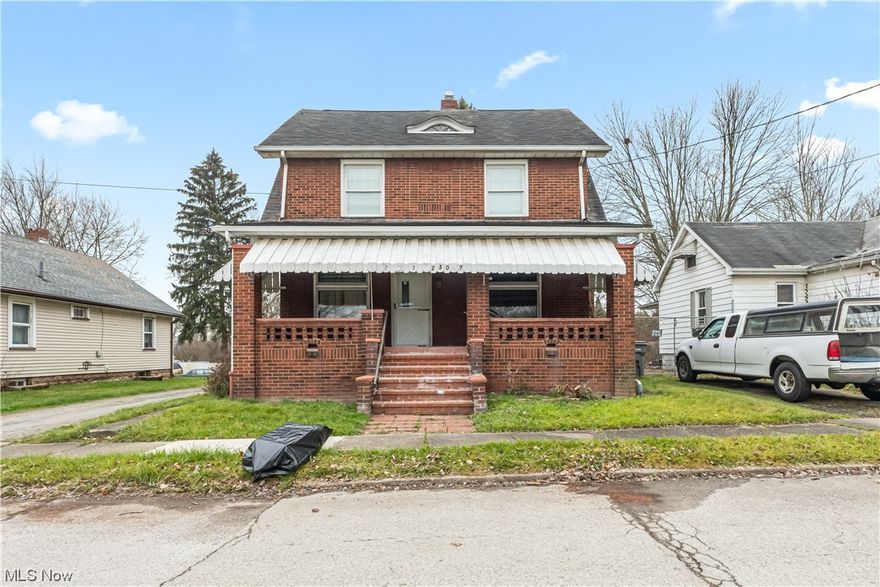 Wow! Check out this Awesome brick 2.5 story home. Spacious floor plan. Remodeled and move in ready! Freshly painted thruout! Newly carpeted living room and formal dining! The remodeled kitchen has pretty white cabinets and modern countertop! Upstairs are three roomy bedrooms with new carpet and a nicely remodeled full bath. There is a large attic for storage as well! The full basement holds the laundry area and there’s plenty of room for storing as well. Central Air. Fenced yard. Detached garage. Home warranty for the first year to the new owner. Call today to set up a private viewing if you are looking for a great new home to call your own!