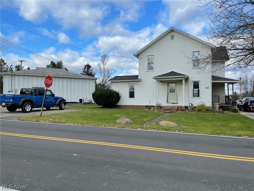 Commercial or Residential zoning! Prime location on the corner of SR-164 (South Ave) and East Calla Road. Property is on almost an acre with 216' frontage on 164 and 176' frontage on Calla. Presently there is a single family home which has been duplexed at one time with 5 bedrooms, two kitchens, 2 living rooms, and 2 full baths. Interior needs work and updated. The house has had a new roof, new windows vinyl Siding and two new hot water tanks within the past 10 years. There is an office building with heat/ac and plumbing that is being used as a business office for another business the owner has. Parking is about 8-10 cars. Present Beaver Township zoning is C-C Convenient Commercial which allows for under 5000 SF building usage. Schedule your appointment today