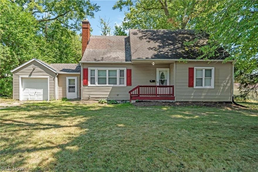 Love where you live! Welcome to this spacious and inviting bungalow nestled on a rare double lot, offering a peaceful retreat surrounded by mature trees and exceptional privacy. From the moment you arrive, the home's adorable curb appeal sets the tone for the warmth and comfort found within. Step inside to a bright and cozy living room featuring a beautiful fireplace—perfect for relaxing evenings. The eat-in kitchen provides ample cupboard space, ideal for both everyday living and entertaining. The main floor includes two comfortable bedrooms and a full updated bath, all complemented by brand-new flooring and fresh paint that enhances the home's fresh, modern feel. Upstairs, you'll find an enormous master bedroom that offers plenty of space to create your own private sanctuary. New plush carpeting adds a touch of luxury to this upper-level escape. Finally, if you're still in need of space, the enclosed porch provides the perfect spot for housing plants or relaxing to enjoy the fall evenings. Don’t miss this unique opportunity to own a charming home with room to grow—inside and out. Schedule your private showing today!