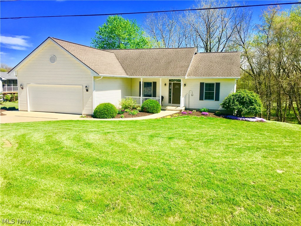 This one is beautiful, well cared for and updated and in Triway Schools with an open floor plan. Great curb appeal with pristine flower beds and perennials. DO NOT waste any time because it will go fast. Everything has been done. Master suite with two closets, one of which is a small walk in. The master bathroom has a beautiful pallet wall with a jetted bathtub and stand up shower. New marble counter tops have been added to both bathrooms. Beautifully remodeled kitchen with granite counter tops, new cabinets and an inviting breakfast nook. New stainless appliances will stay with an acceptable offer. The family room walks out onto a large 12x24 composite wood Flex Deck with stairs that lead to the back yard. One acre of partially wooded land that offers a gorgeous view of a large pond located behind the property. This one is in an established neighborhood within Wooster Twp elementary school. Full basement offers an additional 1,600 square feet of finishable space and walks out to the c