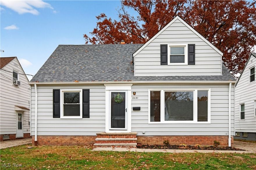 This fully renovated this year, this 3 bedroom, 2 bathroom home offers modern comfort and style. The beautifully updated kitchen features granite countertops, crisp white cabinets and luxury vinyl flooring that flows right into the bright living area with refinished hardwood floors.  The second floor is a complete paradise with a primary suite to suit all your needs.  The clean, functional basement is ideal for storage or extra living space.  This is all complemented by a private yard perfect for relaxing or entertaining. New roof, new furnace and home is violation free. Close to lake Erie, restaurants and shopping and a short drive to downtown Cleveland this home has it all.