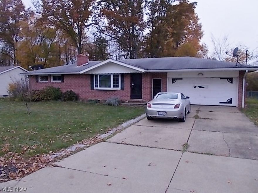 This property is now under absolute auction terms. Auction dates are Nov 9 – Nov 14. Any pre-sale offers should be submitted to Hudson and Marshall auction web site. Bids will be taken during pre and post sale. No minimum starting bid required.  No other incentives apply. Seller has the right (a) to change the date, place, and terms of the sale; (b) to remove the property from the market; and (c) to sell the property prior to the sale. 
This is a 2 bedroom home. The entire kitchen , all cupboards, counters, sink have been removed. Full unfinished basement with fireplace. Large yard.