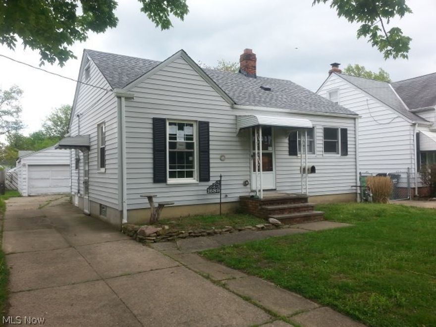 This is a nice 2 bedroom 1 bath bungalow with full basement. It also has a finished 2nd floor that could be used as an extra room. There's a 2 car garage, central air, and vinyl siding. Good opportunity here, so set up a showing today! HUD homes are sold AS-IS. Buyer is responsible for due diligence and inquiry of all property information/condition. Buyer is responsible for any/all inspections and related costs and is to assume any/all POS violations if applicable. Ask your agent for details and submit offer for this property on line. HUD property case #412-471331.